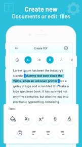 Document Reader and Editor screenshot