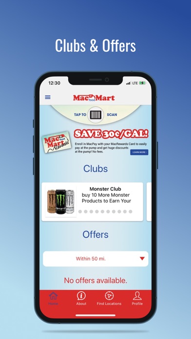 Mac Food Mart Rewards Screenshot
