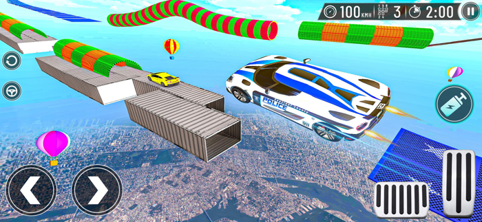 Police Car Stunt Driving Game