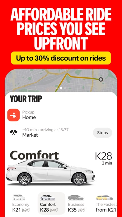 Yango: taxi, food, delivery Screenshot