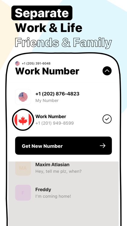 Text ON: Call Now Second Phone screenshot-4