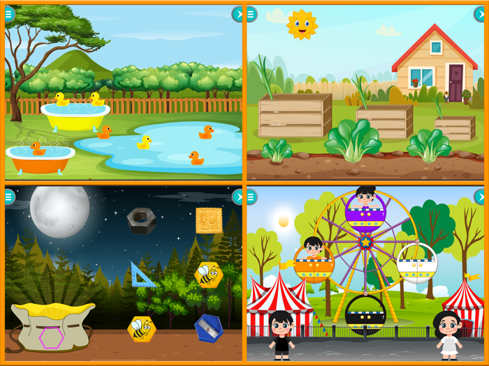 Baby Games Shape Color and Size