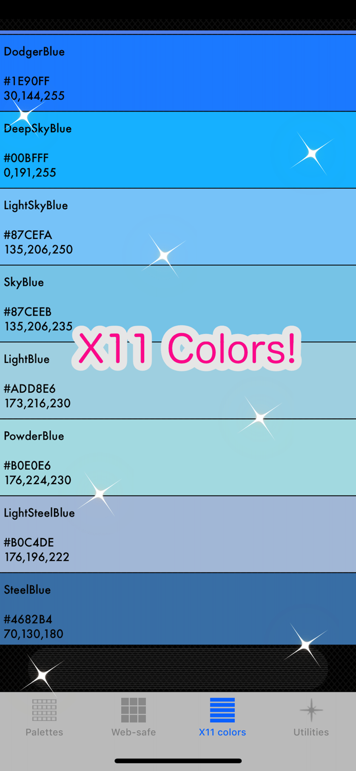 RGB palette - Check Colors