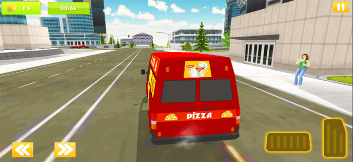 Pizza Delivery Driving Sim