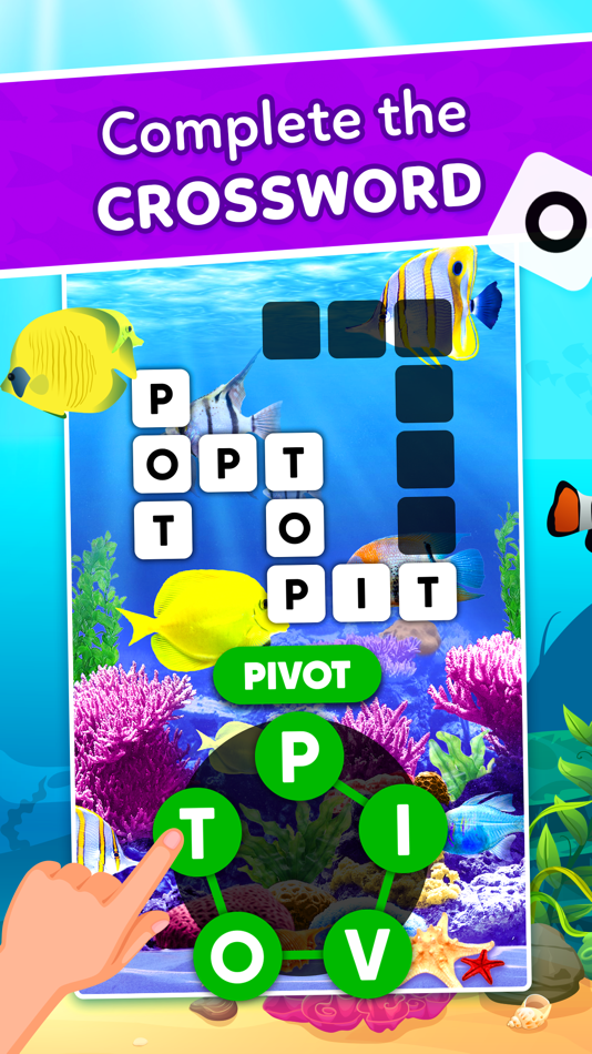 #2. Word Splash: Cross Words Game (iOS) By: Fun And Games, LLC