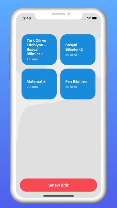 XYS Online Sınav Screenshot
