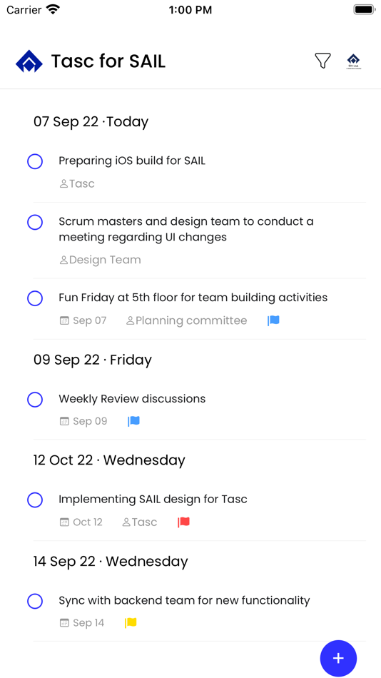 #3. SAIL - Tasc (iOS) By: Zopsmart Technologies