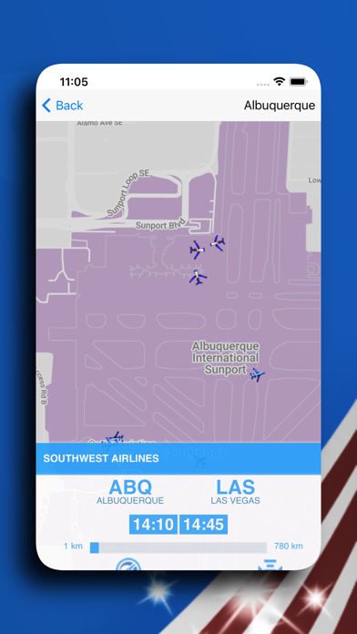 Air USA: Live Flight Radar Screenshot