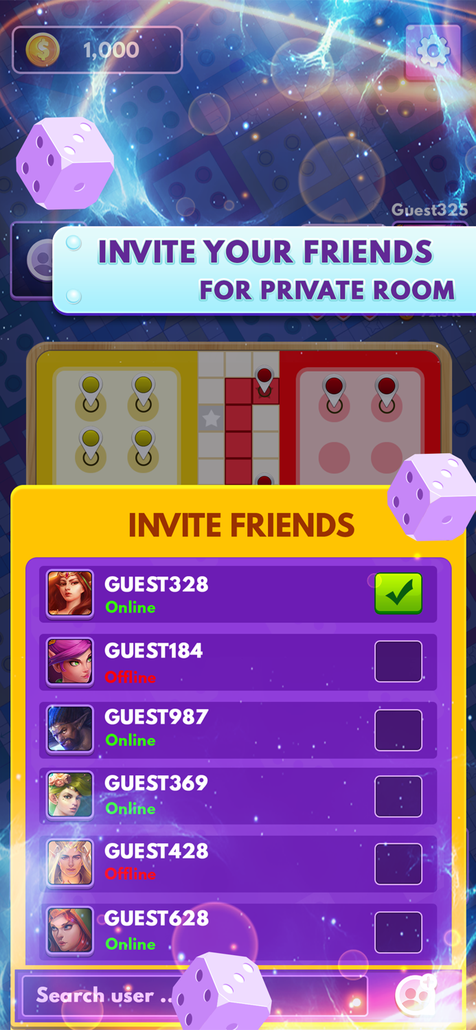 Online Ludo Board Game