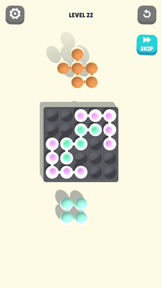 #3. Pinlog Puzzle (iOS) 由: Broken Mug Studio