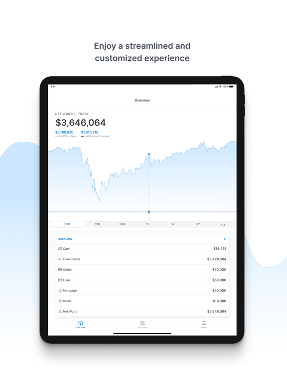 Alliance Wealth iPad screenshot 2 - Finance app