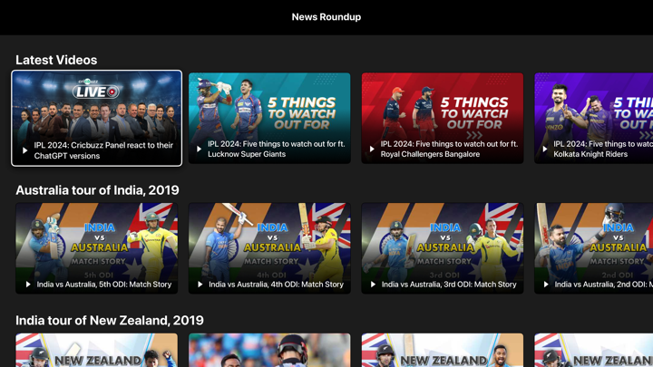 Screenshot #2 pour Cricbuzz TV