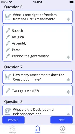 Game screenshot US Citizenship Test App 2023 apk