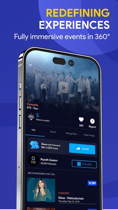 VUZ: Live 360 VR Videos Screenshot