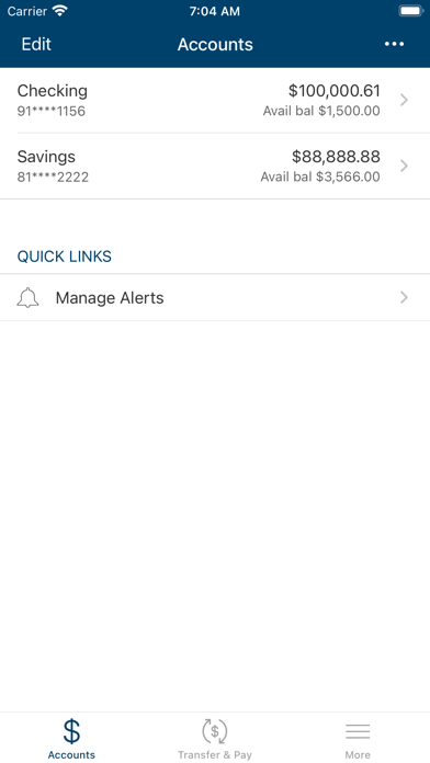 Ridgedale FCU Mobile Banking Screenshot