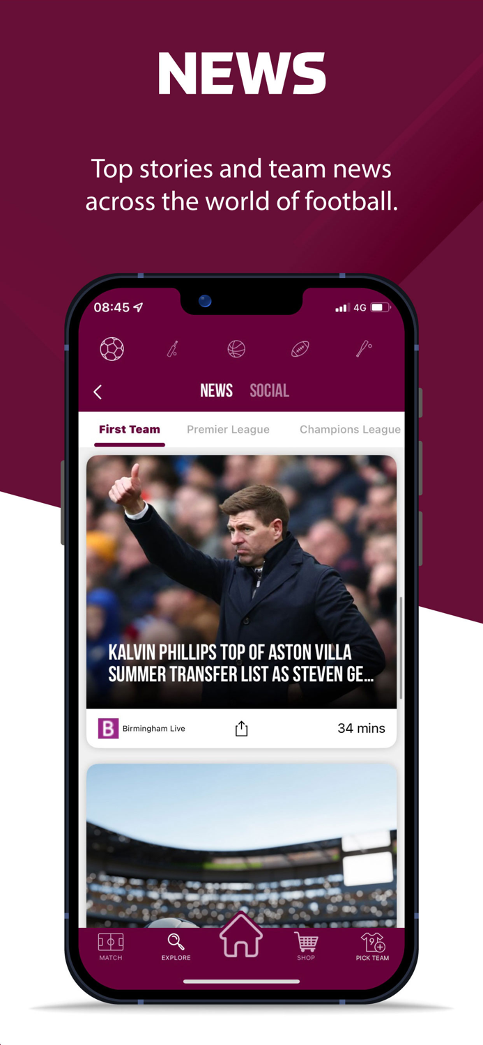 Villa Till I Die - Live Scores