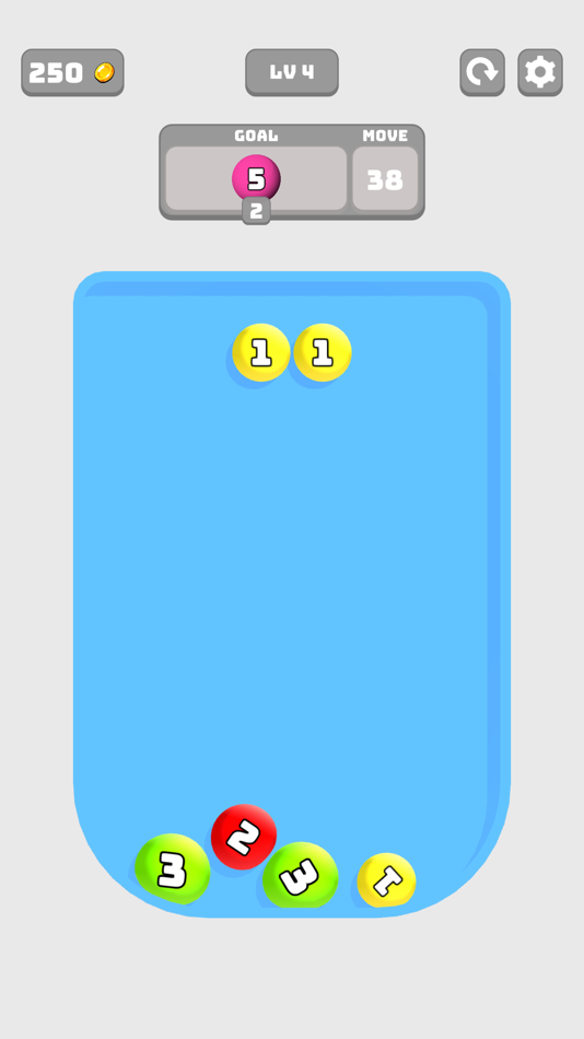 #1. Bouncing Merge (iOS) โดย: Mehmet Ozdemir