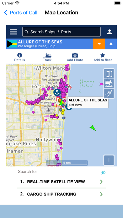 CruiseSchedule Port Everglades Screenshot