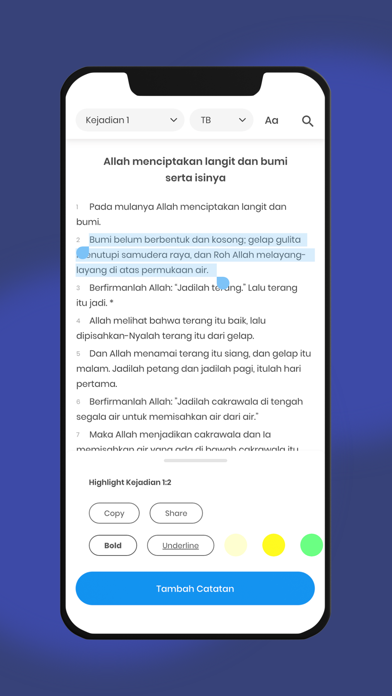myDailyBible. Screenshot