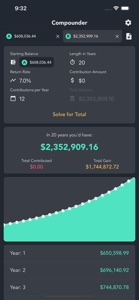 Compound Interest - Compounder screenshot #2 for iPhone