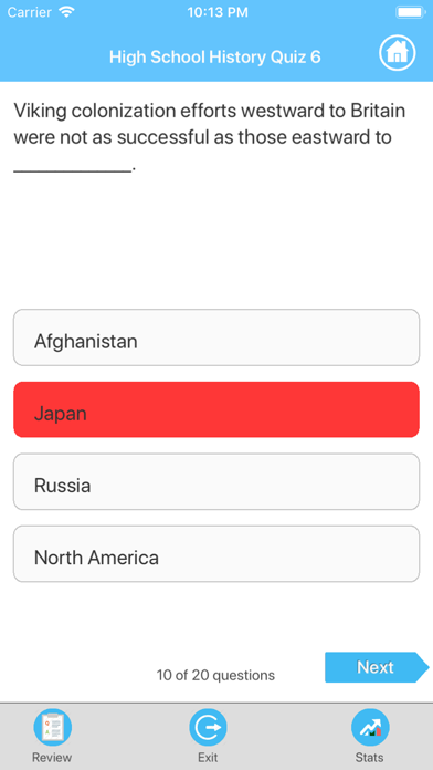High School History Screenshot