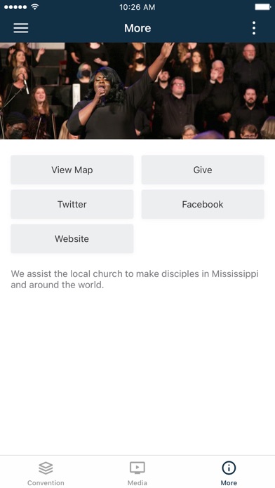 Mississippi Baptist Convention Screenshot