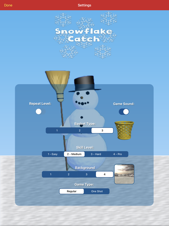 Screenshot #6 pour Snowflake Catch