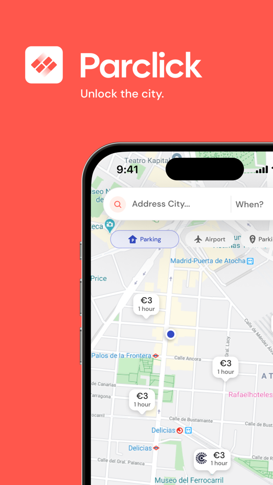 #1. Parclick: Find & book parking (iOS) Podle: Parclick