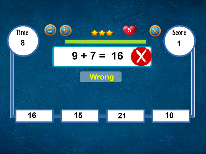 Math Game Addition Subtraction