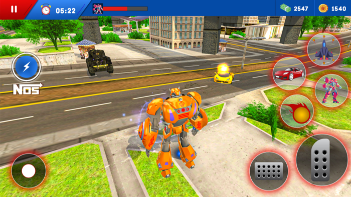 Robot Car Transform Games