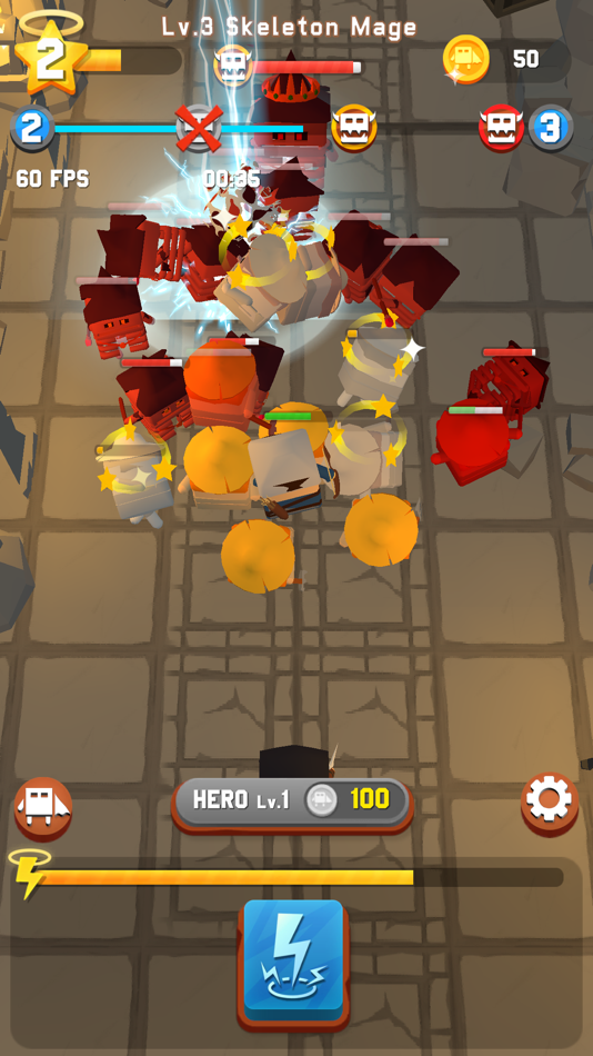 #4. Hero Merge (iOS) Podle: Danyil Filippov