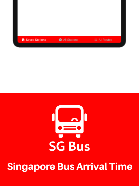 Singapore Bus Arrival Time iPad screenshot 4 - Travel app