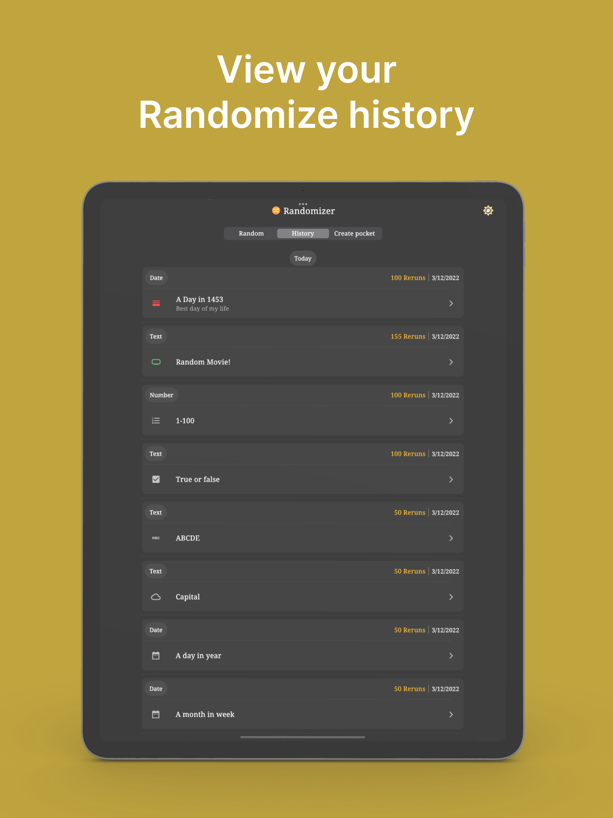 Randomizer & Calculator