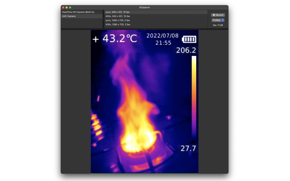 #1. XCapture (macOS) 由: Yury Golubinsky