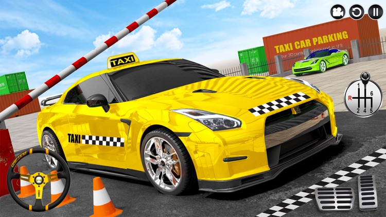 City Taxi Car Driving School screenshot-3