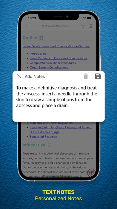 Schwartz Manual of Surgery Screenshot