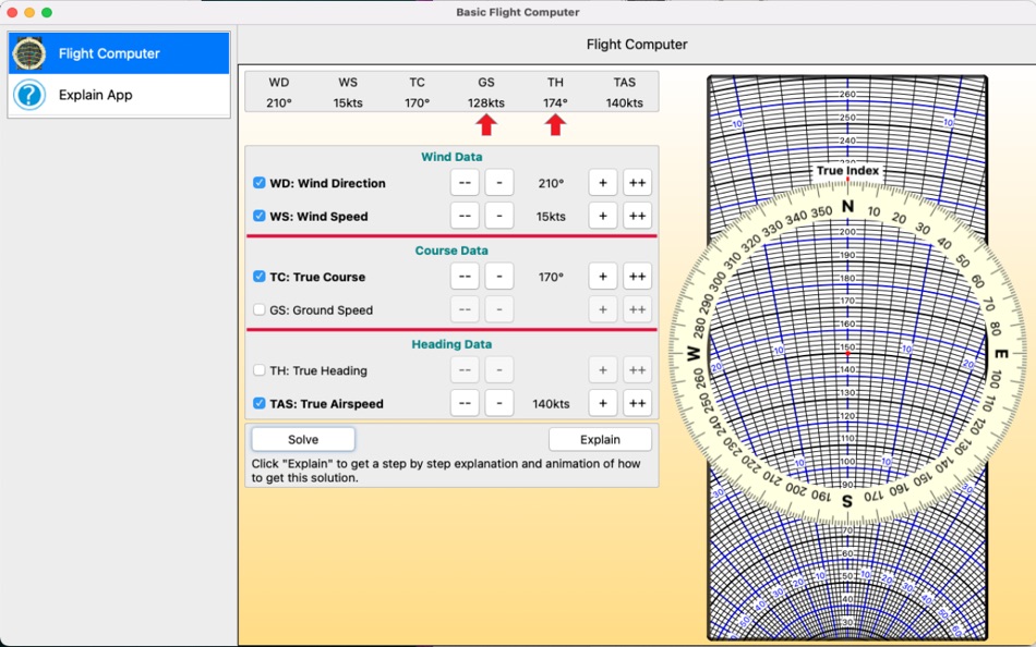 #2. BasicFlightComputer (macOS) 由: MICRI Consult
