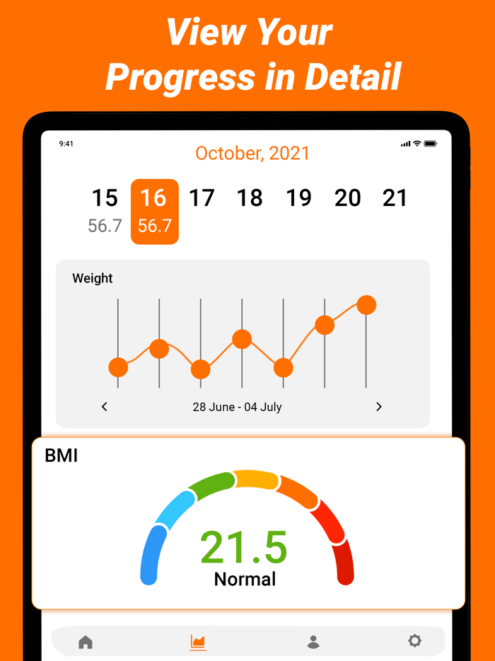 Weight Tracker-BMI Calculator