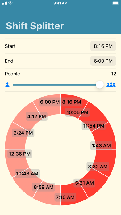 ShiftSplitter Screenshot