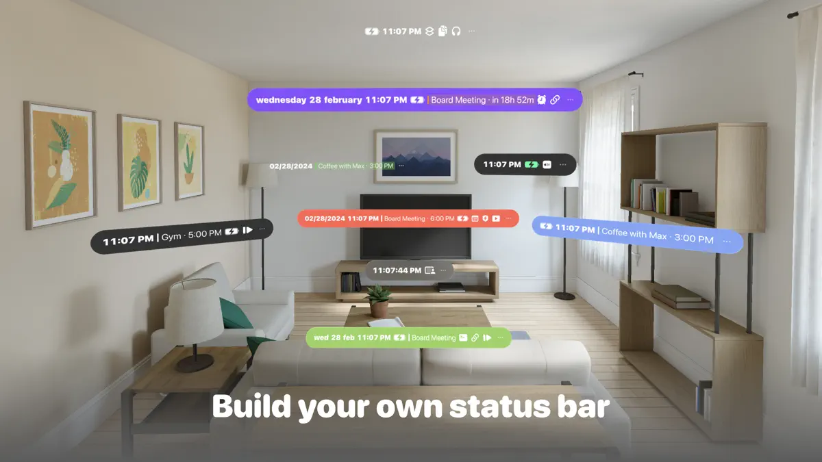 Status Bar Builder: Widget Kit screenshot 2