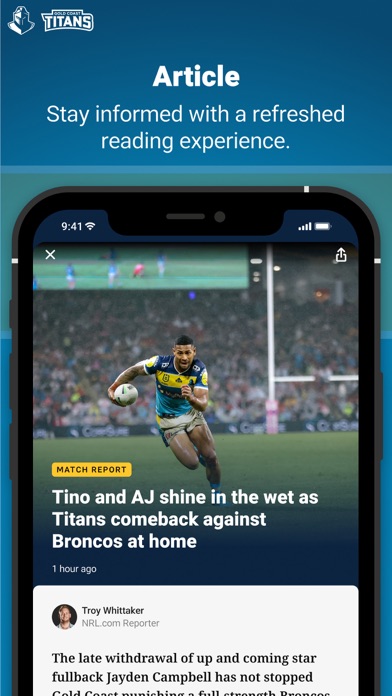 Gold Coast Titans Screenshot