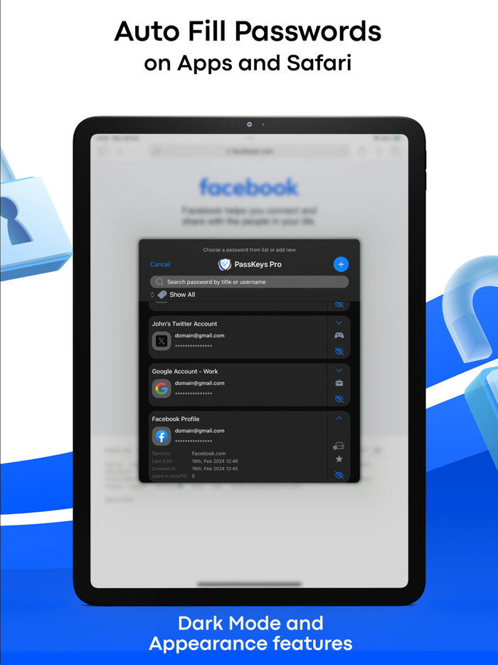PassKeys Pro Password Manager