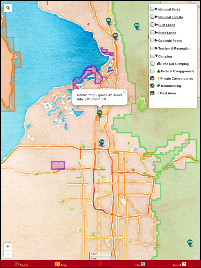 Outdoor Explorer Utah - Map