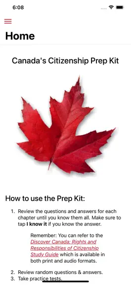 Game screenshot Canada's Citizenship Prep Kit apk