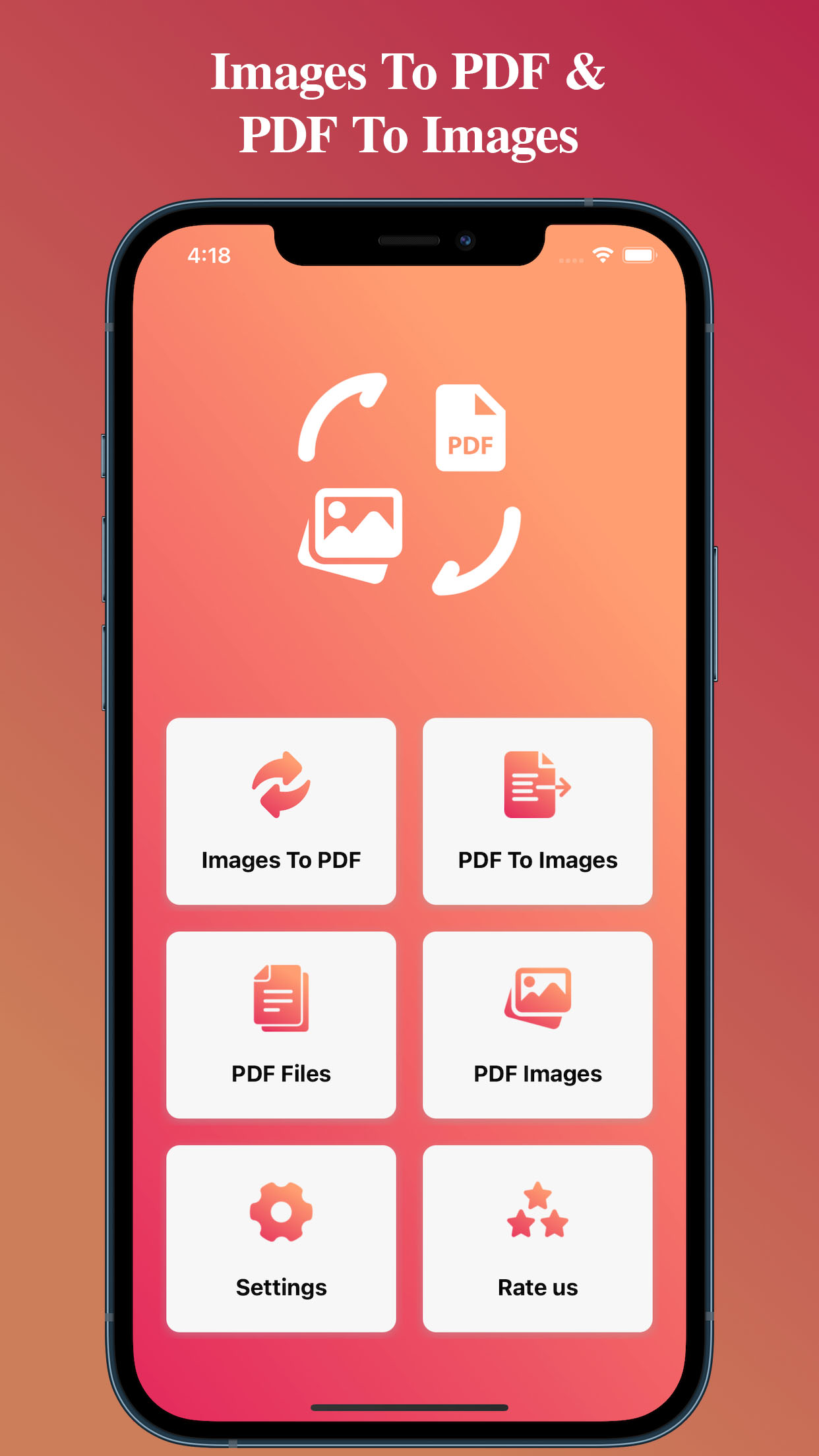 Images To PDF & PDF To Images