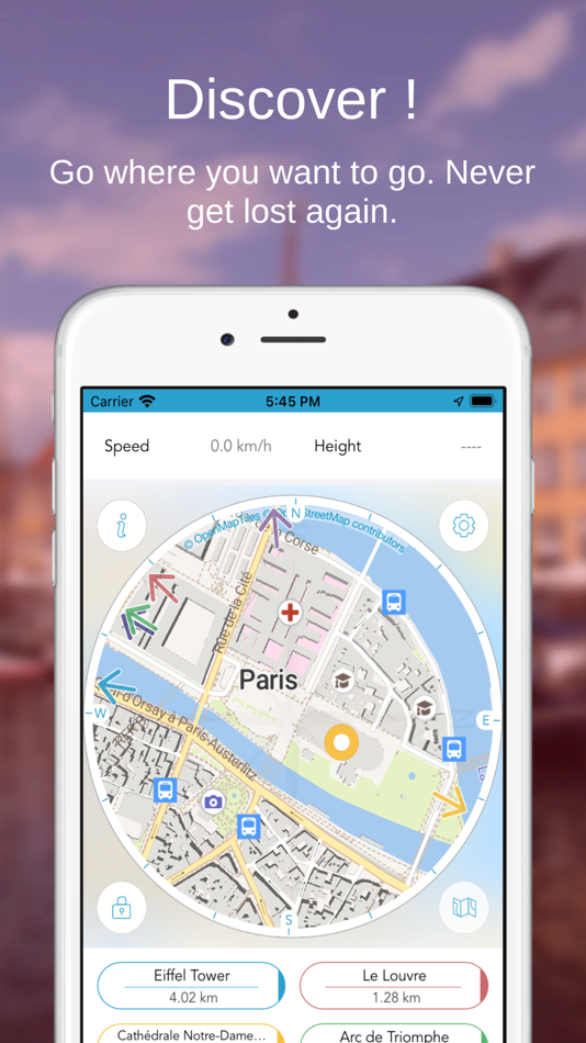 #1. Paris on Foot : Offline Map (iOS) De: Chaviro Software