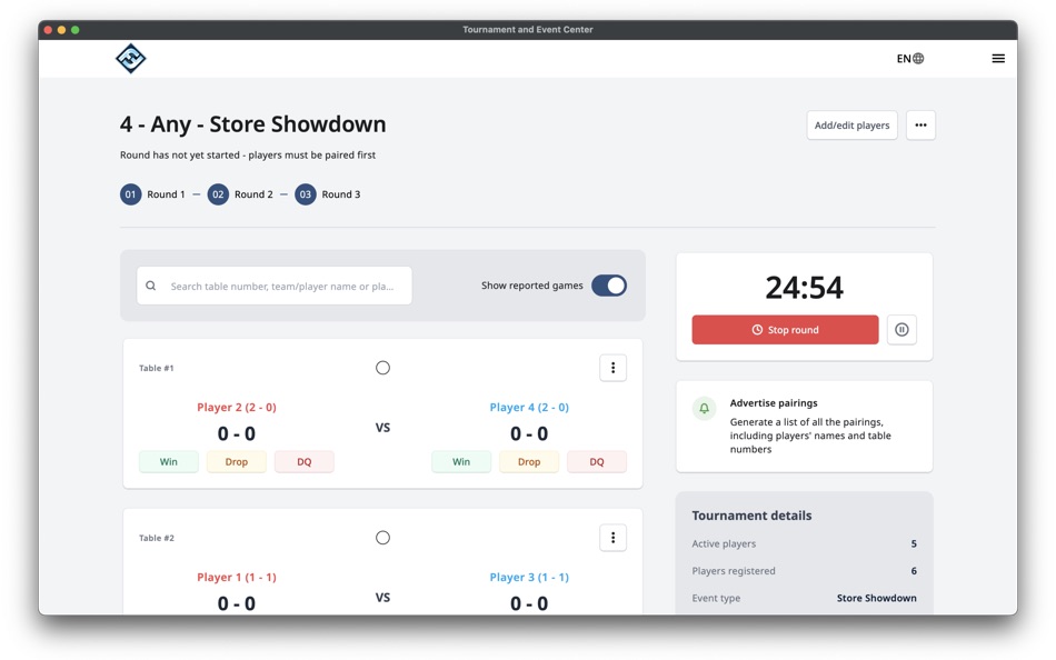 #3. Tournament and Event Center (macOS) Podle: Barsness Solutions