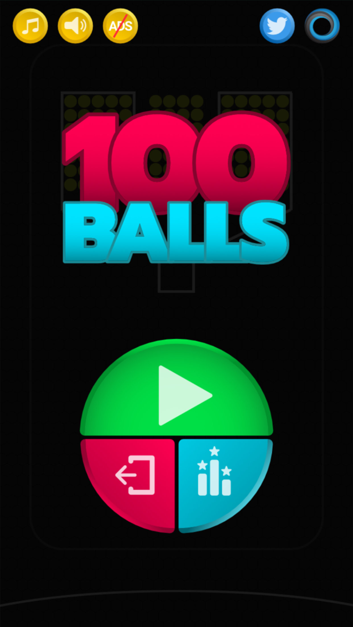 100 Balls - Fill the Cups