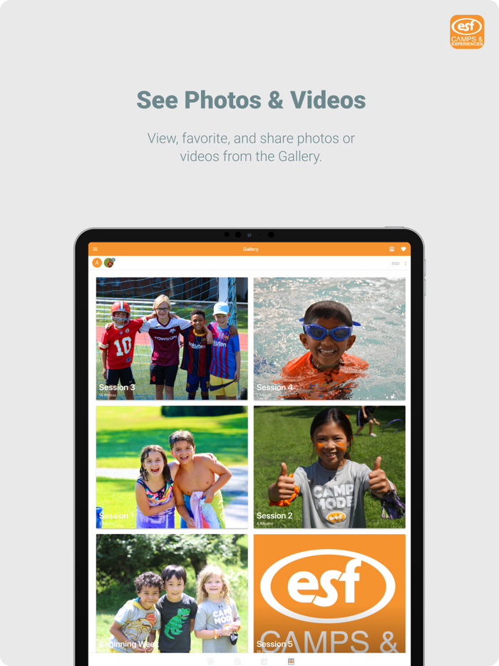 ESF Camps  Experiences