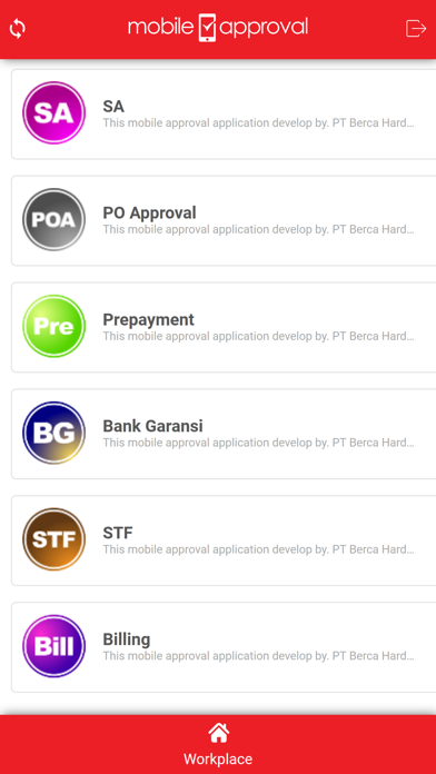 Screenshot #2 pour BHP Mobile Approval